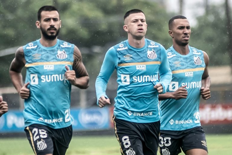 Santos voltou aos trabalhos no domingo