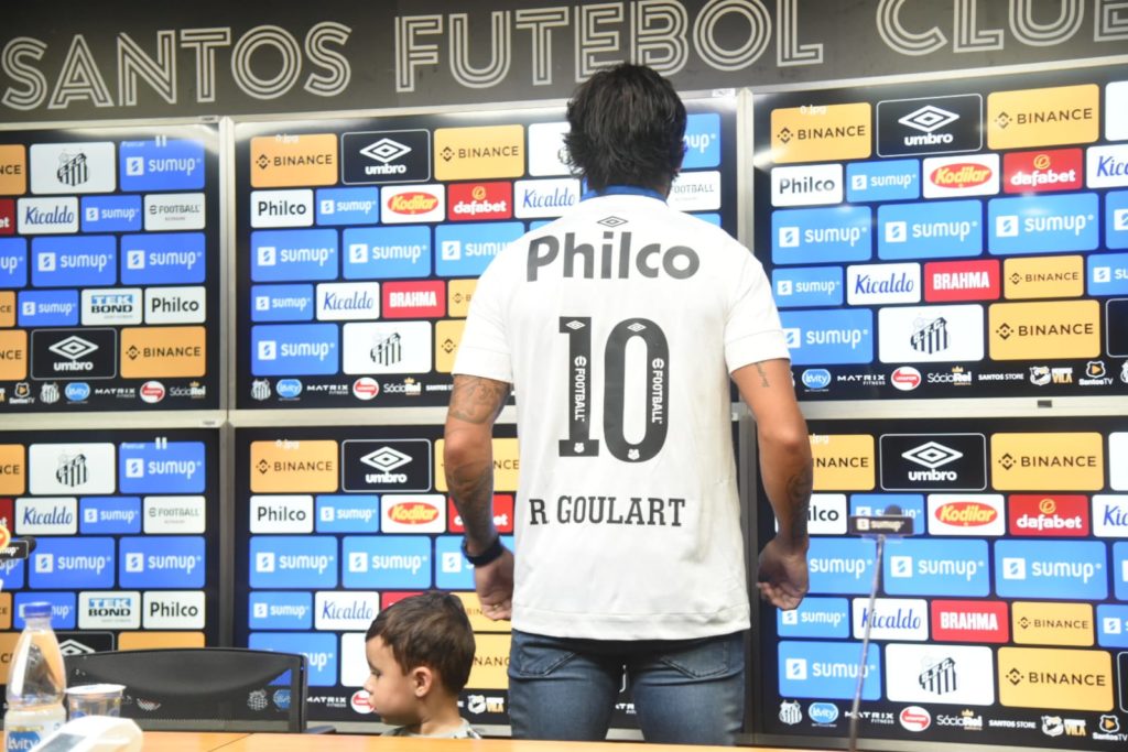 Goulart usará a 10 do Santos