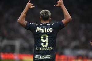 Marcos Leonardo brilhou nesta quinta-feira pelo Santos