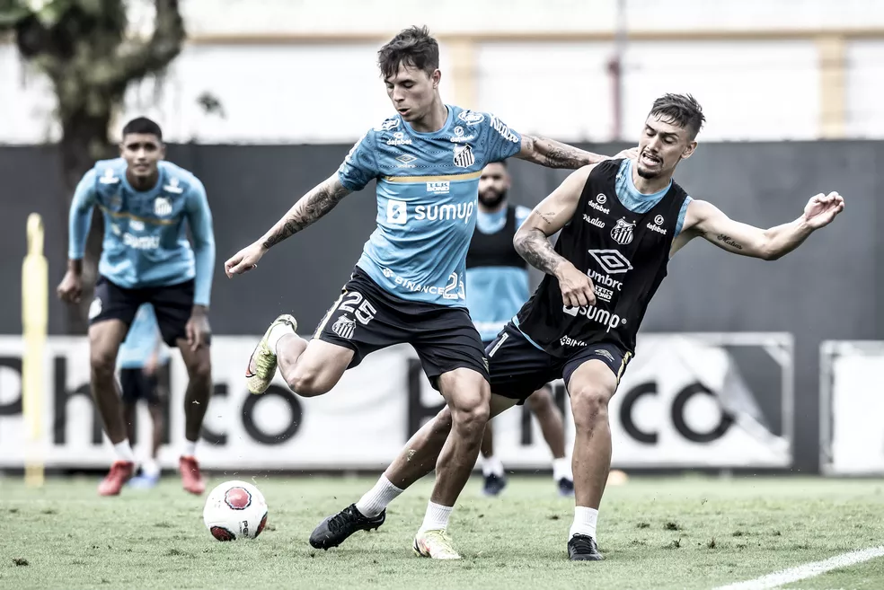 Santos treinando