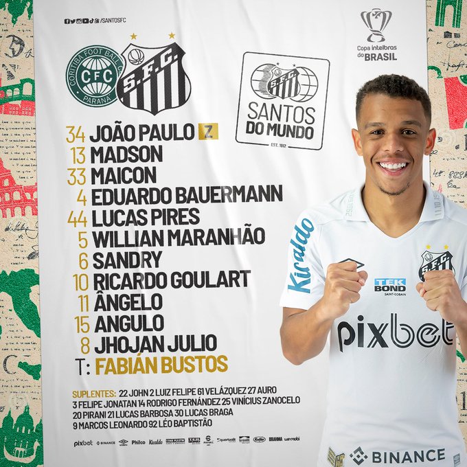 Santos escalação