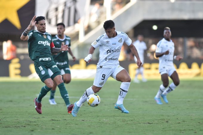 SAntos x Palmeiras