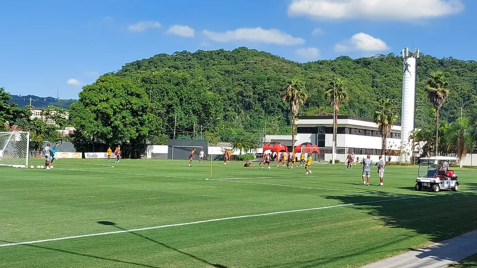 Santos treinando