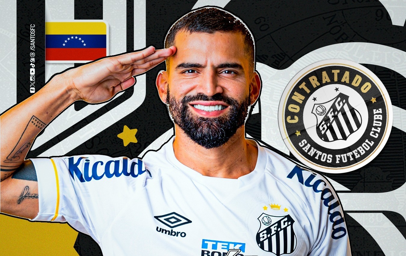 Santos anuncia contratação de Tomás Rincón Santistas