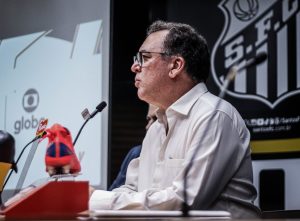 Presidente do Santos, Marcelo Teixeira.