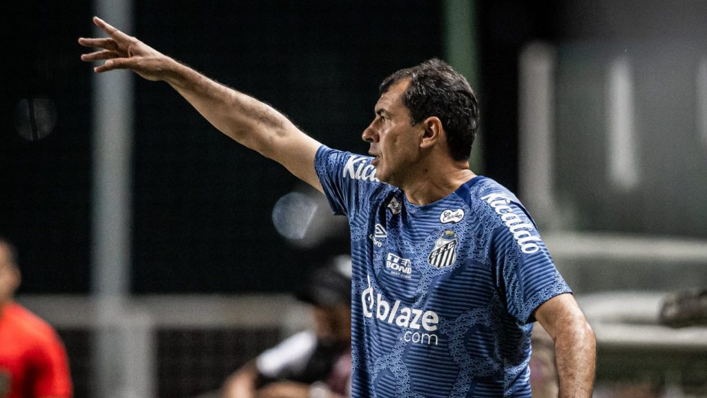 Fotos: Raul Baretta/ Santos FC - Carille terá uma modificação para a próxima rodada