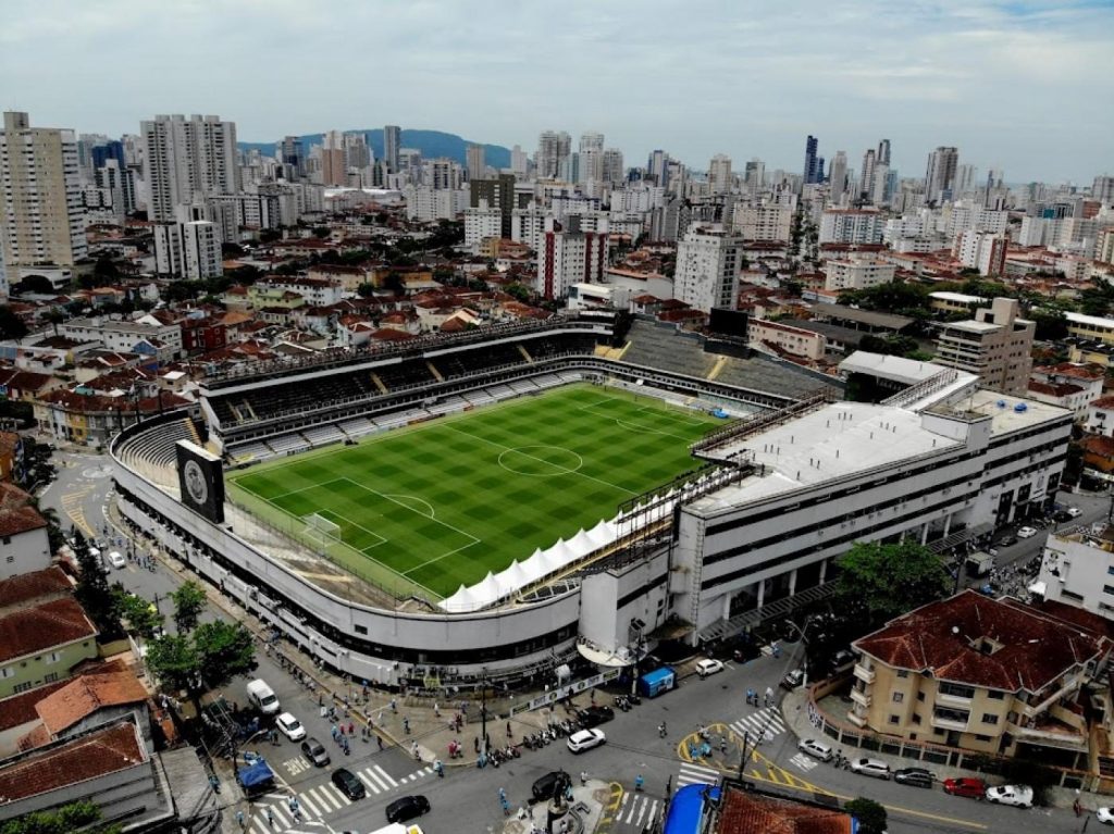 Vila Belmiro casa do Santos e seu entorno. Foto: Raul Baretta/Santos