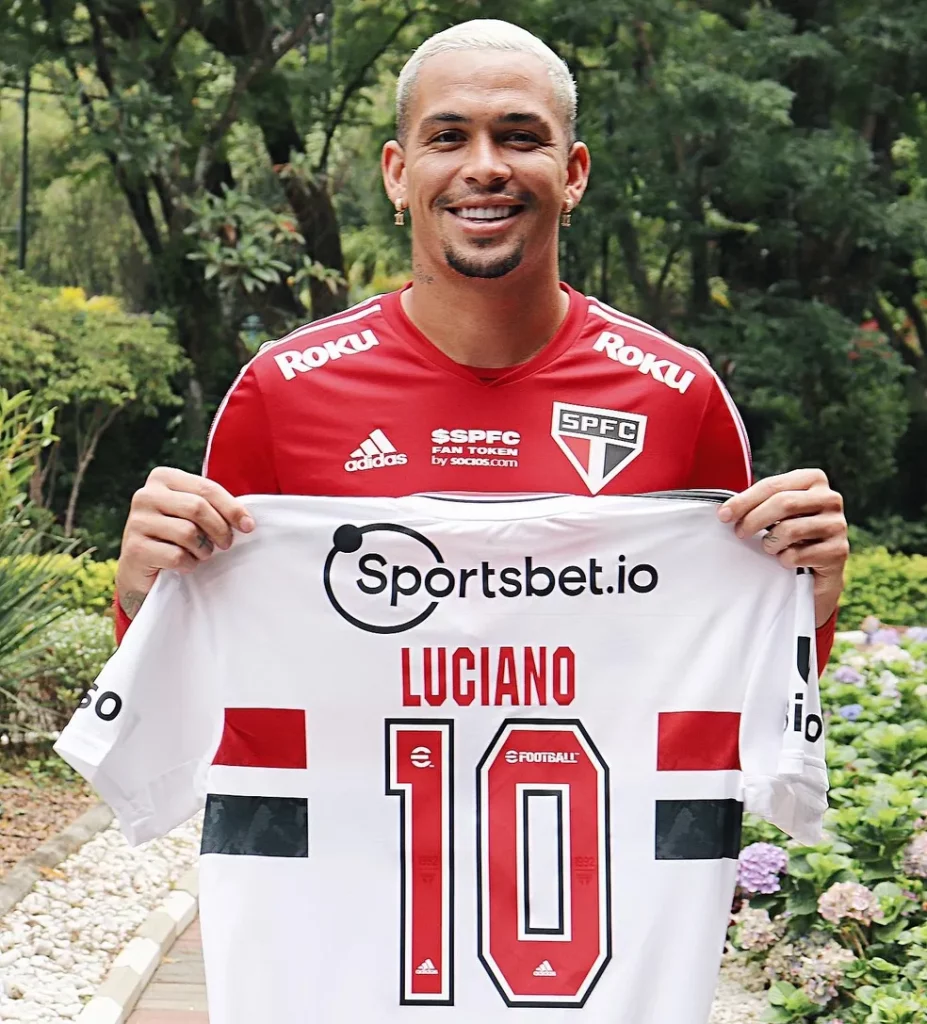 Luciano no São Paulo - Foto: Flickr oficial do São Paulo
