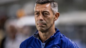 Pedro Caixinha, técnico do Santos - Foto: Raul Baretta/Santos FC