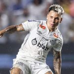 Soteldo no Peixe - Foto: Raul Baretta/ Santos FC