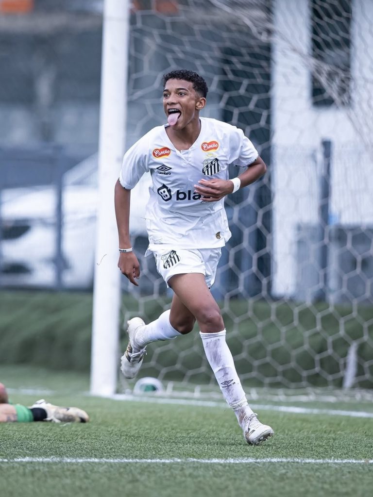 Juninho, filho de Robinho - Foto: Santos FC
