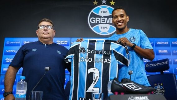 João Lucas, ex-jogador do Santos - Foto: Grêmio
