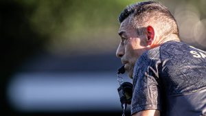 Treino no CT Rei Pelé (17/02/2025) com Pedro Caixinha - Foto: Raul Baretta/ Santos FC.