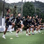 Elenco do Santos - Foto: Raul Baretta/SFC