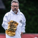 Cleber Xavier no Santos - Foto: Raul Baretta/SFC