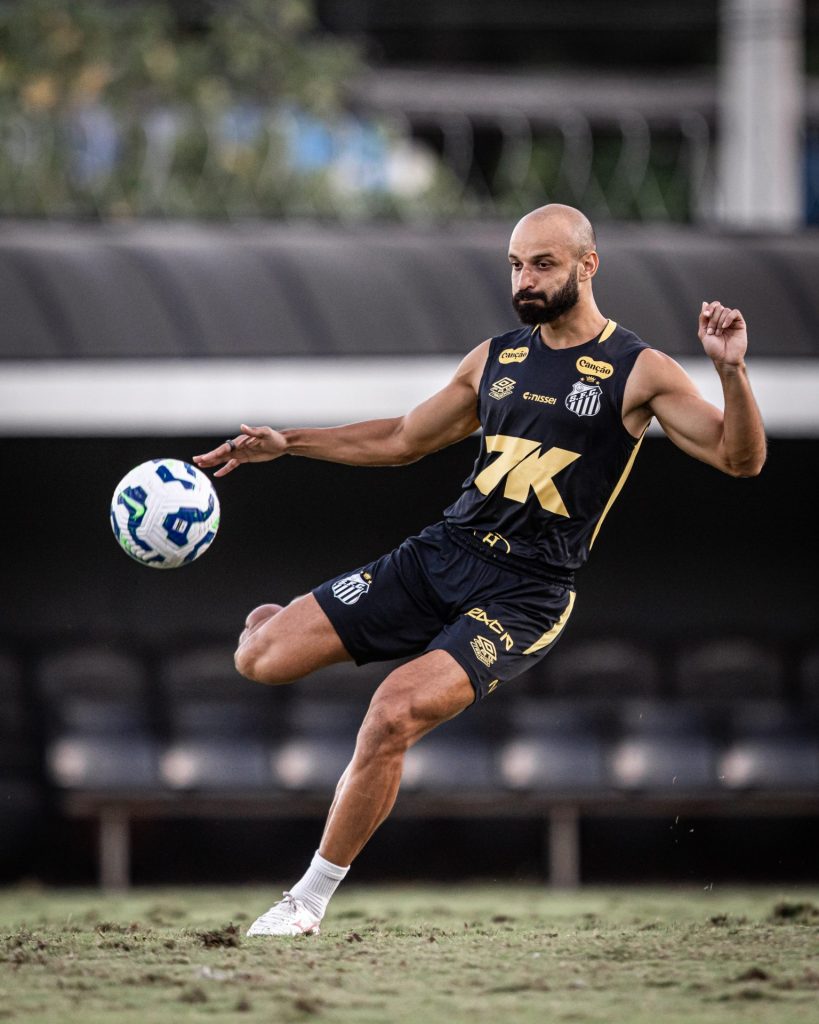 Thaciano - Foto: Raul Baretta/ Santos FC.