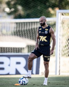 Thaciano - Foto: Raul Baretta/ Santos FC.