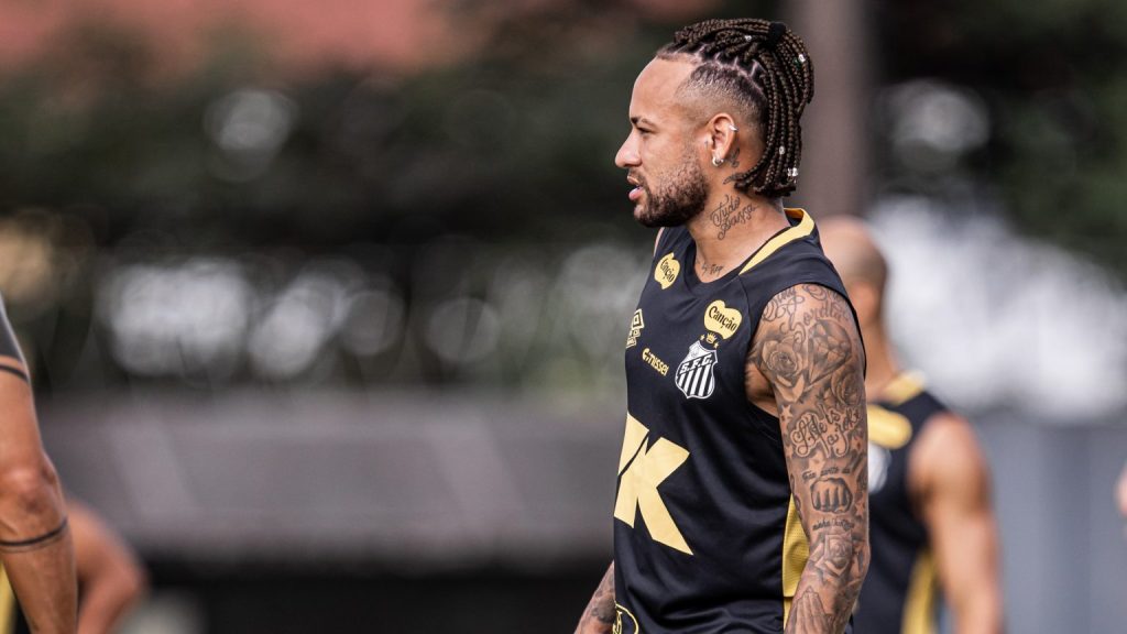 Neymar com a camisa do Santos - Foto: Raul Baretta/Flick oficial do SFC