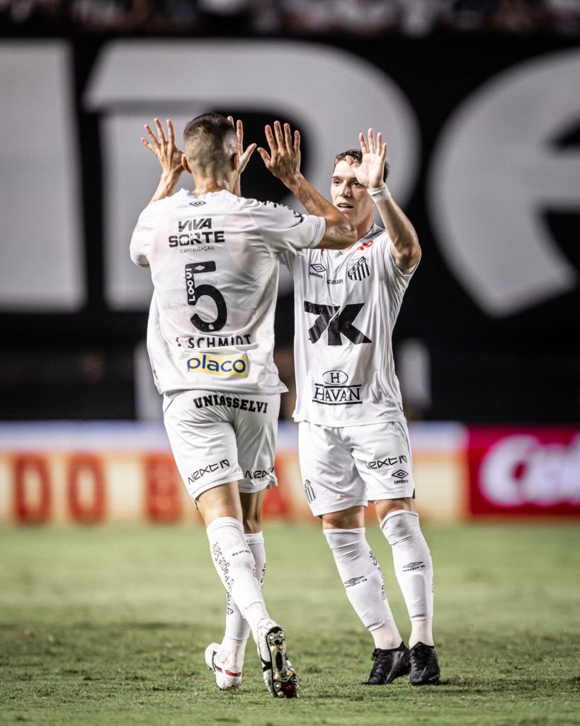 Rollheiser no Santos com João Schmidt
