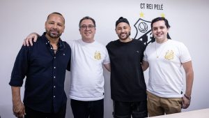Neymar, Neymar Pai e Marcelo Teixeira no Santos