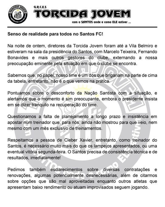torcida do santos