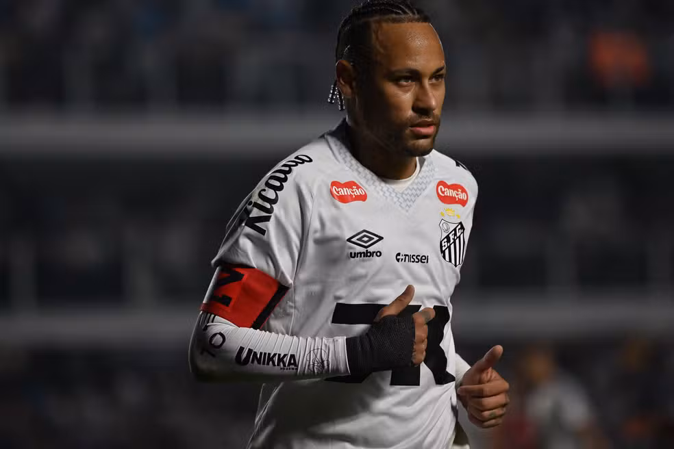 Neymar do Santos - Foto: Agif