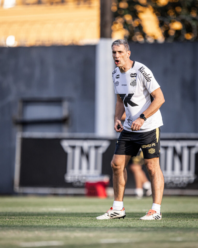 Foto: Raul Baretta/SFC - Jogadores do Santos