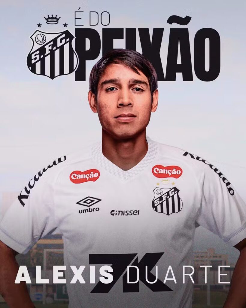 Foto: Redes Sociais - Contratações Santos FC