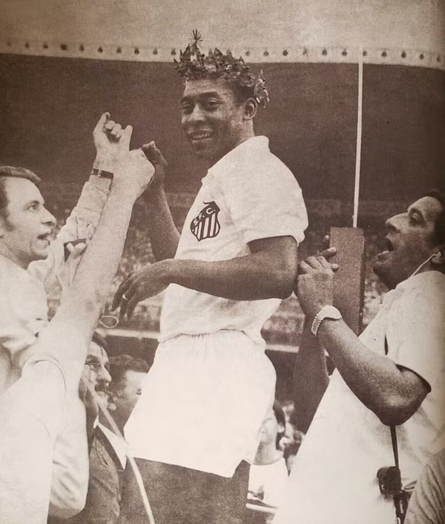 Foto: Reprodução - Pelé, o Rei do futebol e do Santos