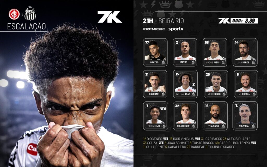 Foto: Redes sociais Santos FC