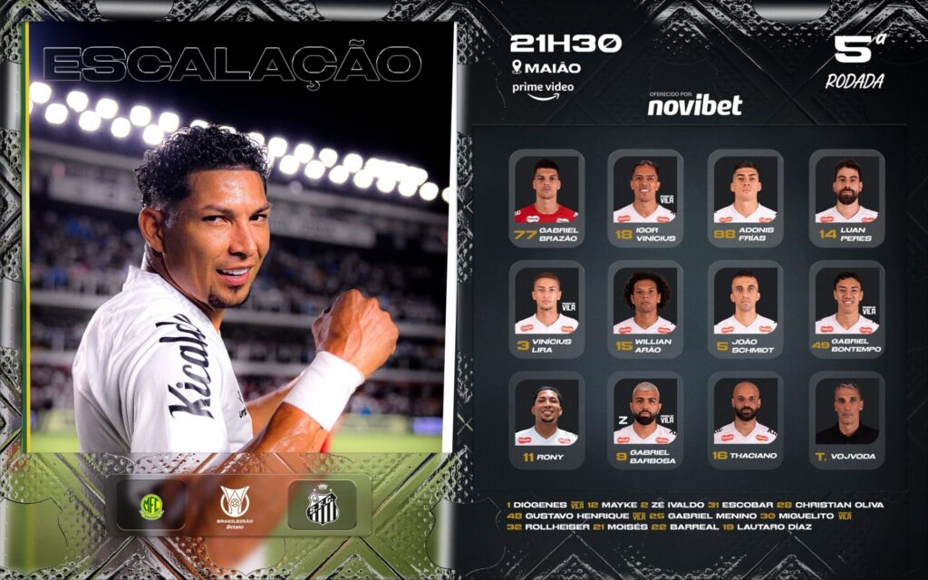 Foto: Redes sociais - Santos FC