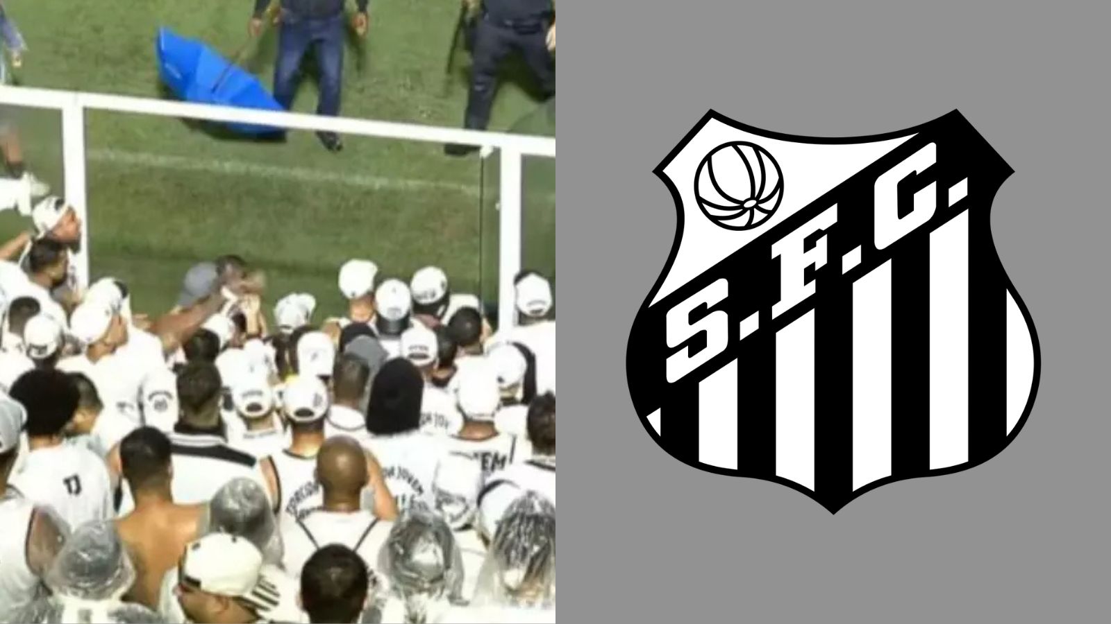 Torcida do Santos FC manda recado antes do jogo contra o Remo